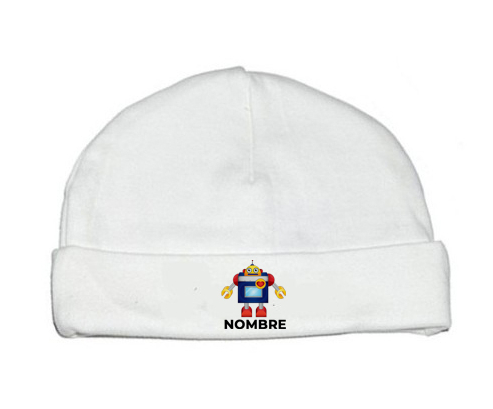 Juguetes de juguete Robot con nombre: Gorro para Bebé