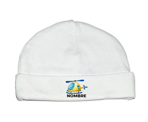Juguetes de juguete Diseño de helicóptero-1 con nombre: Gorro para Bebé