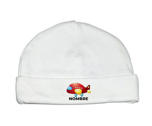 Juguetes de juguete Diseño de avión-2 con nombre: Gorro para Bebé