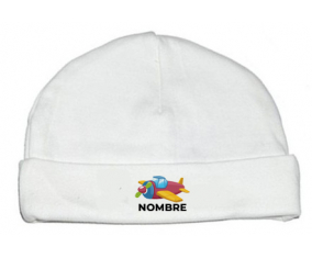 Juguetes de juguete Plane diseño-3 con nombre: Gorro para Bebé