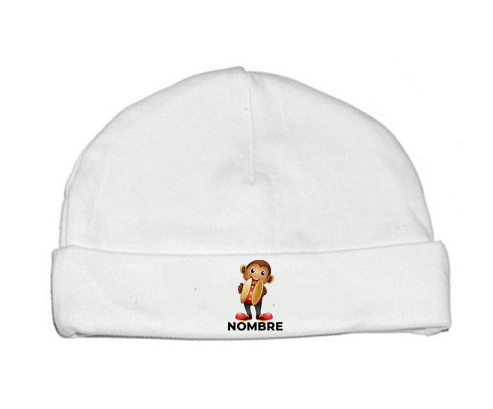 Juguetes de juguete mono con nombre: Gorro para Bebé