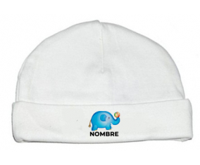 Juguetes de juguete elefante con nombre: Gorro para Bebé