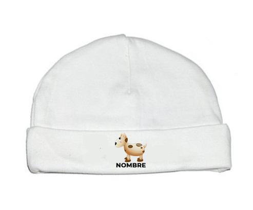 Juguetes de juguete vaca con nombre: Gorro para Bebé