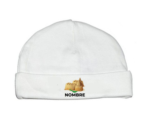 Juguetes de juguete castillo de arena con nombre: Gorro para Bebé