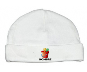 Juguetes de juguetes de juguetes playa diseño-1 con nombre: Gorro para Bebé