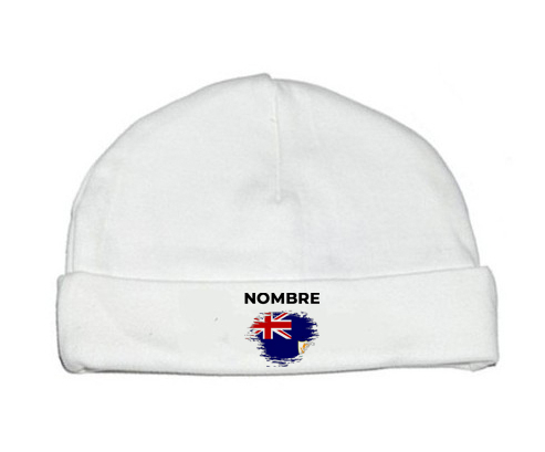 Bandera del efecto pincel anguila con nombre: Gorro para Bebé