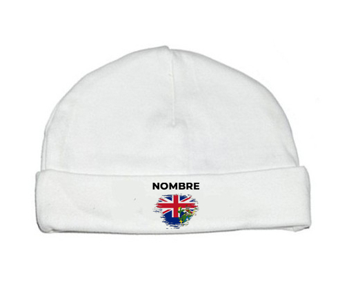 Pitcairn Islas cepillarse la bandera con nombre: Gorro para Bebé