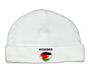 Bandera de cepillo jordano con nombre: Gorro para Bebé