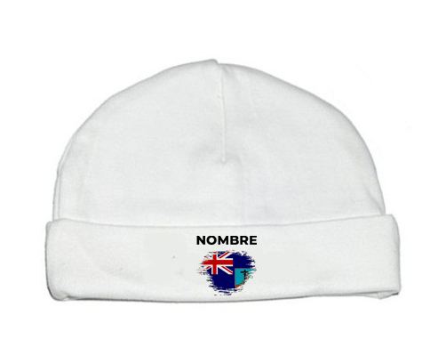 Montserrat pincel efecto bandera con nombre: Gorro para Bebé
