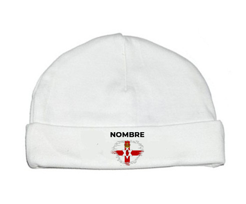 Bandera de pincel de las Islas Marianas del Norte con nombre: Gorro para Bebé