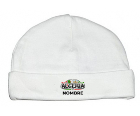Diseño argelino con nombre: Gorro para Bebé
