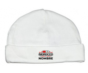 Diseño de Marruecos con nombre: Gorro para Bebé