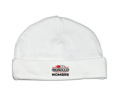 Diseño de Marruecos con nombre: Gorro para Bebé