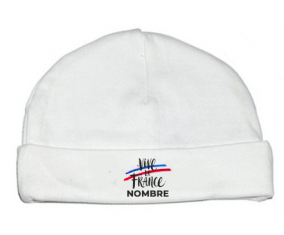 Vive la France avec prénom : Gorro Bebé