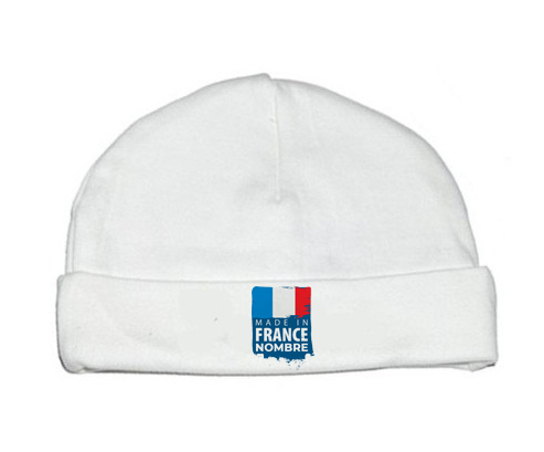Made in France con nombre : Gorro de bebe