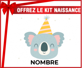 Kit para el nacimiento : cumpleaños de Koala - nombre