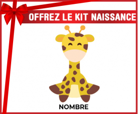 Kit para el nacimiento : giraffe style 4 - nombre