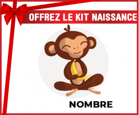 Kit para el nacimiento : Monkey Style 3 - Nombre