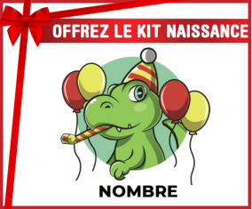 Kit para el nacimiento : cumpleaños Croco - nombre