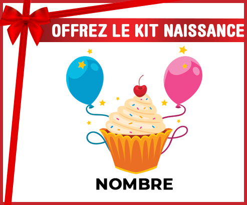 Kit para el nacimiento : pastel de globo de cumpleaños - Nombre