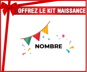 Kit para el nacimiento : Garland - nombre