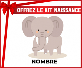 Kit para el nacimiento : Estilo elefante 5 - nombre