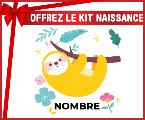 Kit para el nacimiento : Estilo árbol perezoso 2 - Nombre
