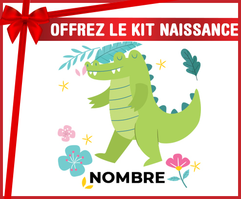 Kit para el nacimiento : Croco - nombre