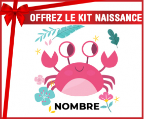 Kit para el nacimiento : cangrejo - nombre