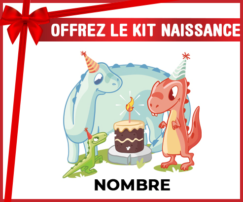 Kit para el nacimiento : Aniversario de los dinosaurios - Nombre