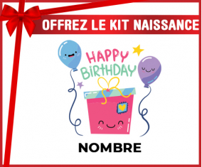 Kit para el nacimiento : Feliz cumpleaños estilo 4 - nombre