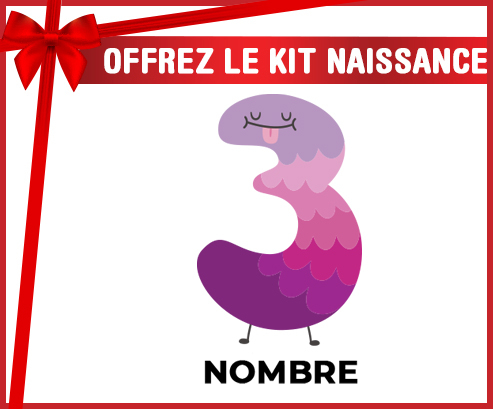 Kit para el nacimiento : estilo de tres años 2 - nombre