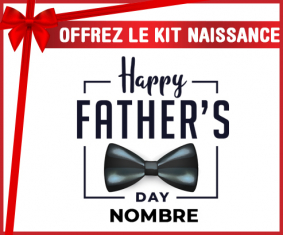 Kit para el nacimiento : Feliz día del padre estilo 1 - nombre