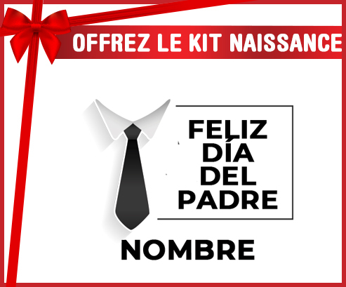 Kit para el nacimiento : Feliz día del padre estilo 3 - nombre