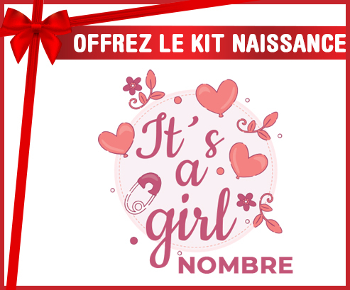 Kit para el nacimiento : Es una chica - nombre