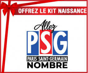 Kit para el nacimiento : Allez Paris saint-germain + nombre
