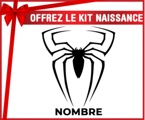 Kit para el nacimiento : araña Spiderman - nombre