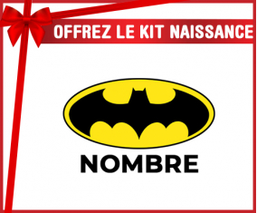 Kit para el nacimiento : Batman - nombre