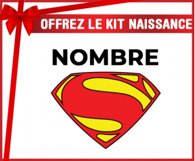 Kit para el nacimiento : Superman - nombre