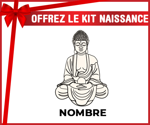 Kit para el nacimiento : estilo de meditación Bouddah 1 - nombre