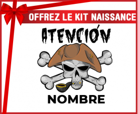 Kit para el nacimiento : Attention pirate - nombre