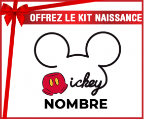 Kit para el nacimiento : Cortos de Disney Mickey con nombre