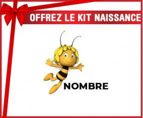 Kit para el nacimiento : Maya la abeja con nombre