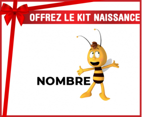 Kit para el nacimiento : Willy la abeja con nombre