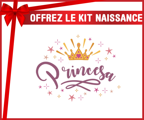 Kit para el nacimiento : Diseño de princesa estrella de la Corona Amarilla-2