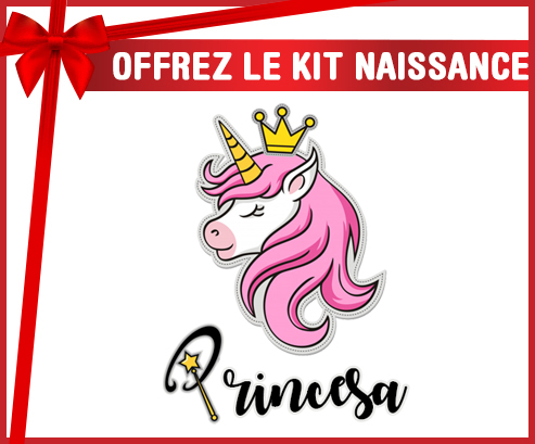 Kit para el nacimiento : Princesa Unicornio Rosa