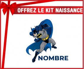 Kit para el nacimiento : Diseño de Batman-2