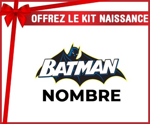 Kit para el nacimiento : Diseño del logotipo de Batman-2 con nombre