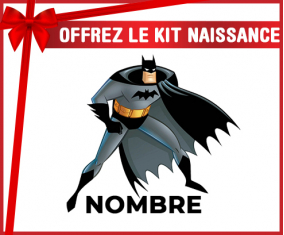 Kit para el nacimiento : Batman con nombre