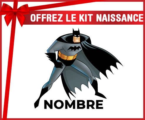 Kit para el nacimiento : Batman con nombre